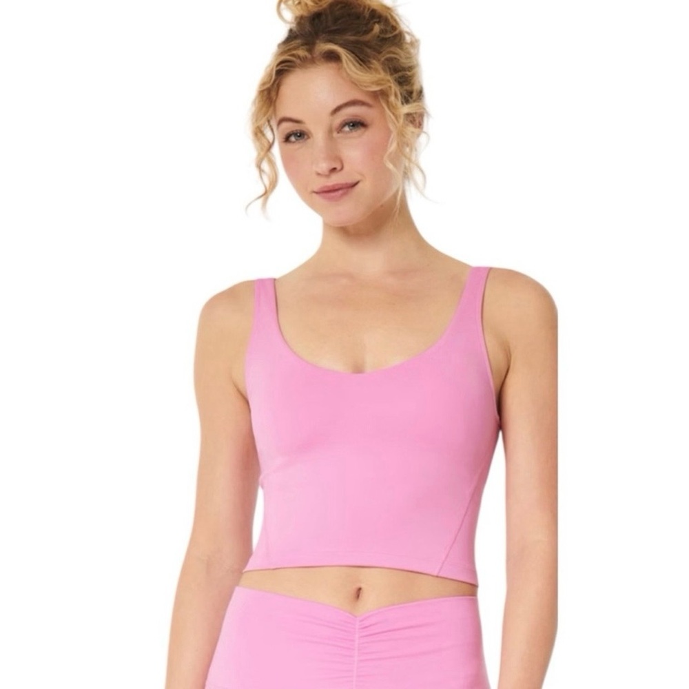 Gilly Hicks Hollister active recharge plunge tank top - large